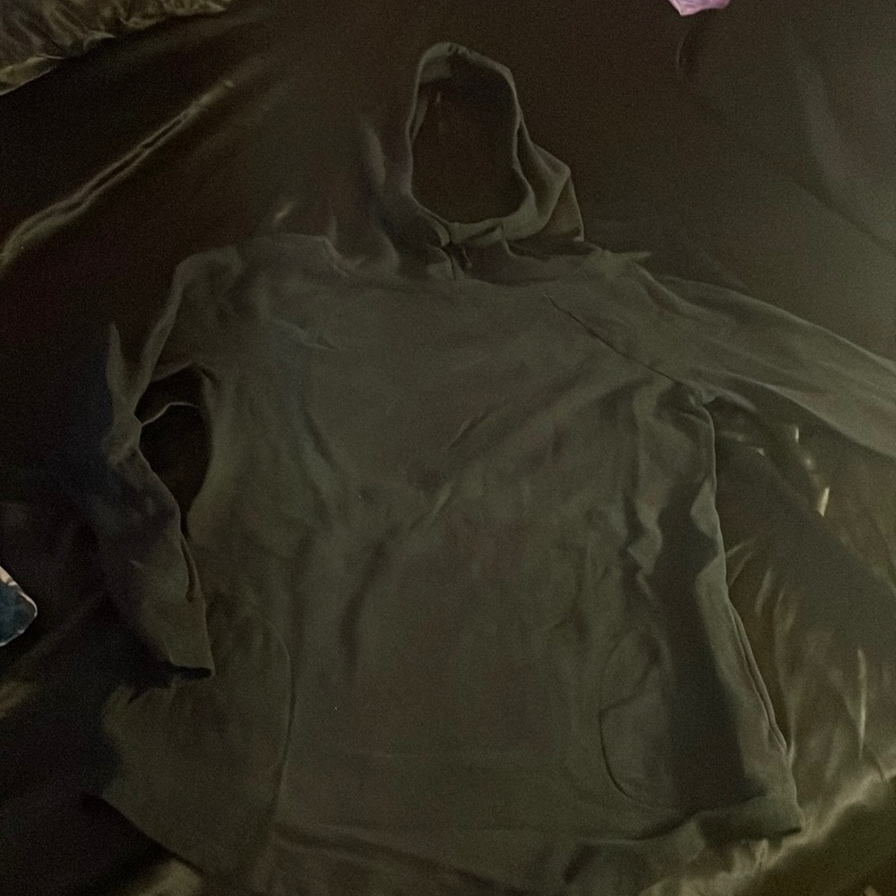 cowl neck hooded sweater